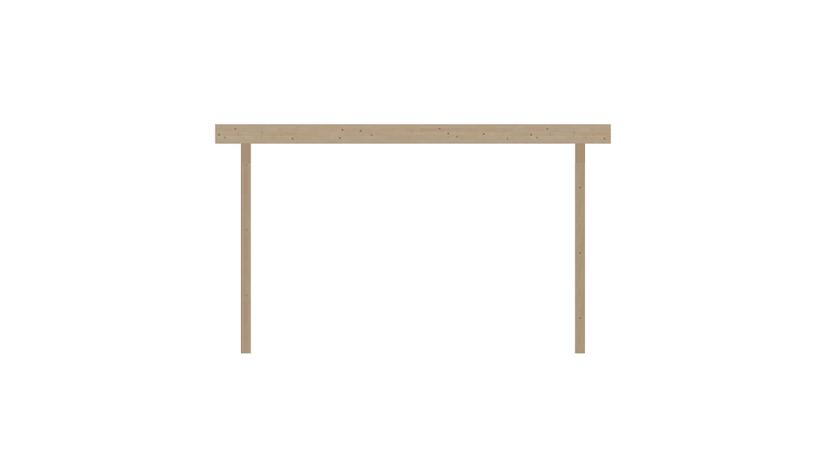 Pergola kortsida