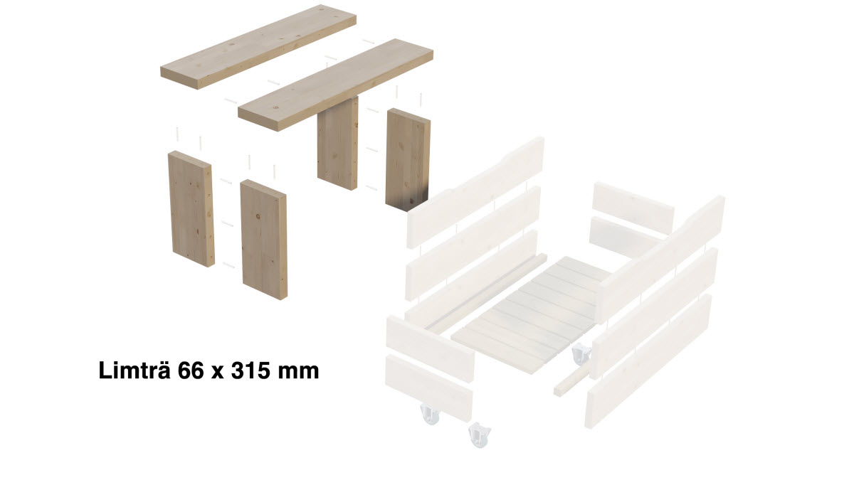 Dynbox sprängskiss med mått 1