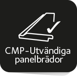 Utvändiga panelbrädor